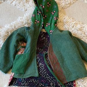 Kantha bae quilted jacket 2-3T